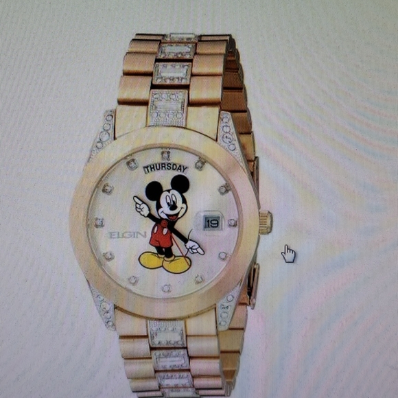 elgin mickey mouse watch